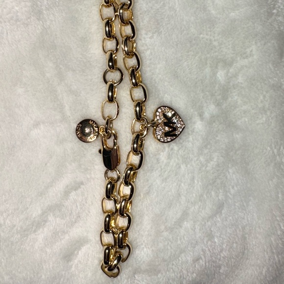 Michael Kors Gold and Silver Heart Bracelet - Picture 1 of 3